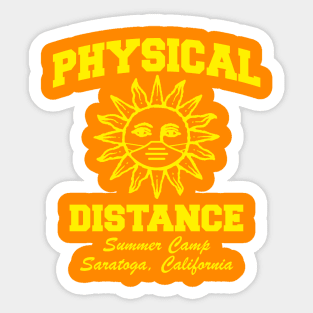 Physical Distance Summer Camp 2020 Sticker